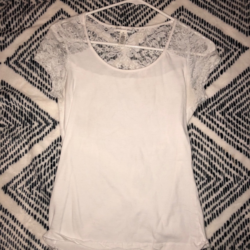 White lace top